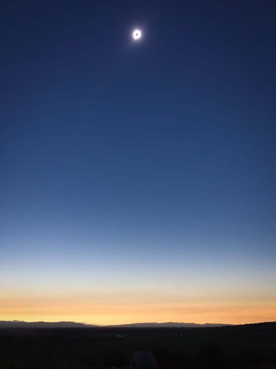 2017 total eclipse of the sun, as seen from Menan Buttes near Rexburg, Idaho