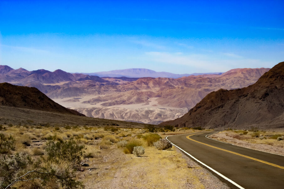 Sweeping views of Death Valley National Park from Route 178